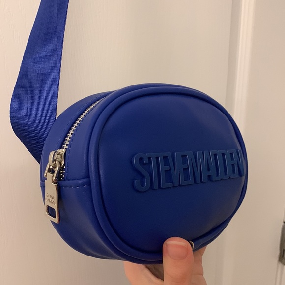 Steve Madden Royal Blue Leather Belt Bag - Picture 4 of 17